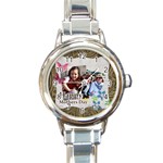 mothers day - Round Italian Charm Watch