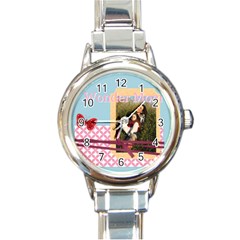 mothers day - Round Italian Charm Watch