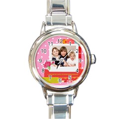 mothers day - Round Italian Charm Watch