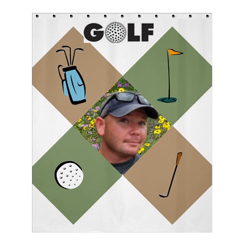 Men s Golf Shirt, 2 Sides By Joy Johns Curtain