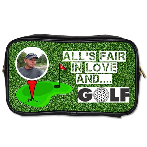 Golfer s Toiletries Bag By Joy Johns Front