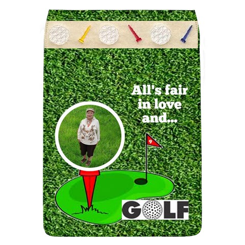 Lady Golfer s Removable Flap Cover By Joy Johns Front