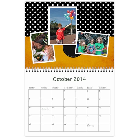 Greg Calendar By Michelle Loomis Oct 2014