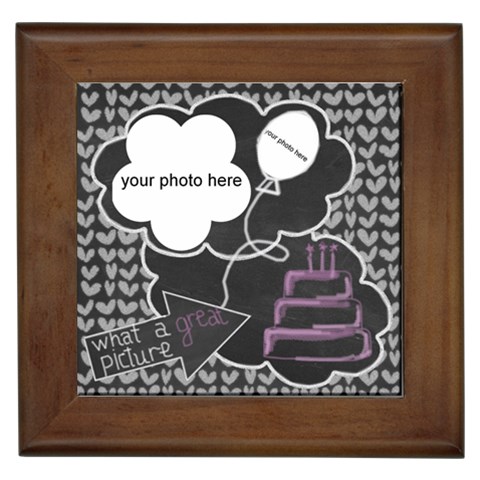 Birthday Girl Framed Tile By Zornitza Front