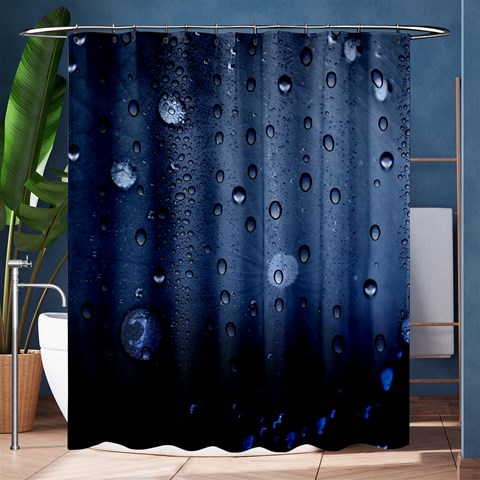 Water Drop By Divad Brown 60 x72  Curtain