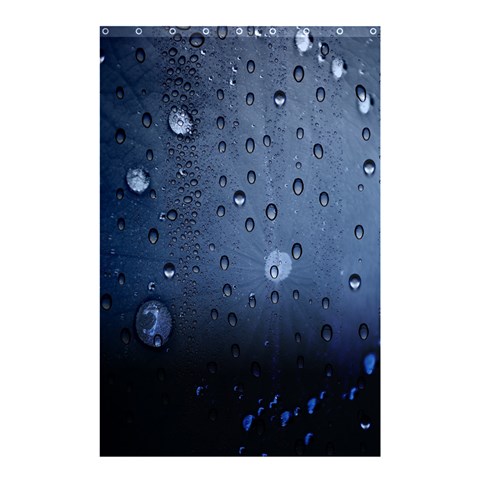 Water Drop By Divad Brown Curtain(48  X 72 ) - 42.18 x64.8  Curtain(48  X 72 )