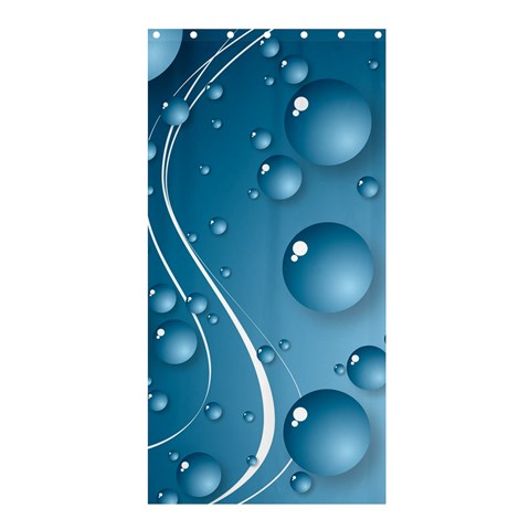 Water Drop By Divad Brown Curtain(36 X72 ) - 33.26 x66.24  Curtain(36 X72 )
