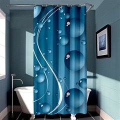 water drop - Shower Curtain 36  x 72  (Stall)