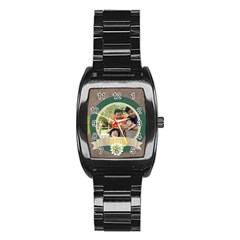 family - Stainless Steel Barrel Watch