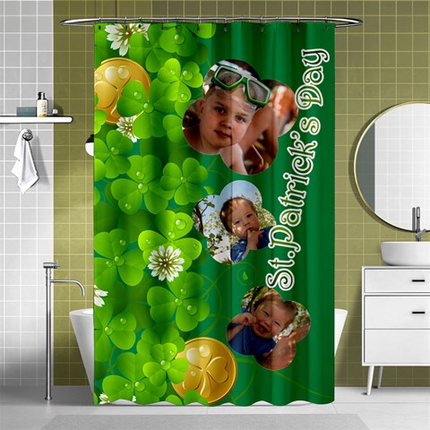 St Patrick s Day By Divad Brown Curtain(48  X 72 ) - 42.18 x64.8  Curtain(48  X 72 )