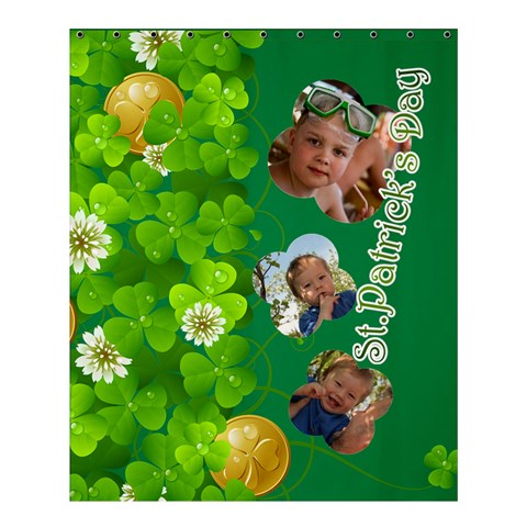 St Patrick s Day By Divad Brown 60 x72  Curtain