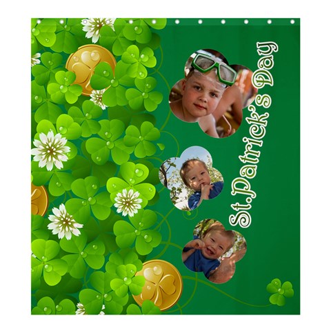 St Patrick s Day By Divad Brown 58.75 x64.8  Curtain