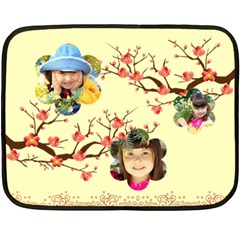 flower - Two Sides Fleece Blanket (Mini)