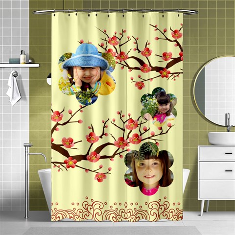 Flower By Divad Brown Curtain(48  X 72 ) - 42.18 x64.8  Curtain(48  X 72 )
