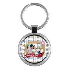 fathers day - Key Chain (Round)