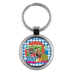 fathers day - Key Chain (Round)