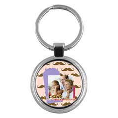 fathers day - Key Chain (Round)