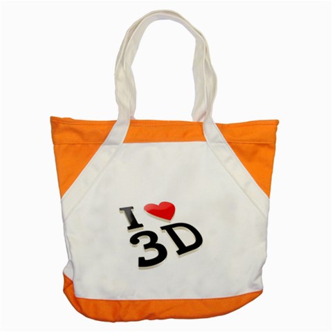 I Love 3d By Divad Brown Front