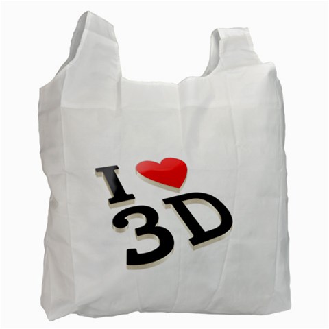 I Love 3d By Divad Brown Front