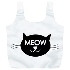 Meow cat - Full Print Recycle Bag (XL)