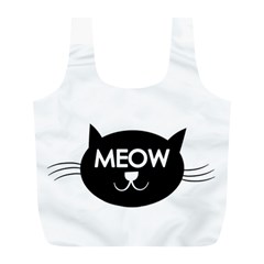 Meow cat - Full Print Recycle Bag (L)