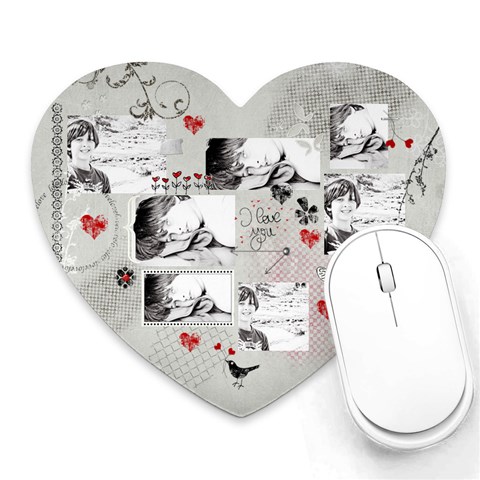 Mousepad Heart By Deca Front