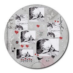 Collage Round Mousepad Collage Round Mousepad
