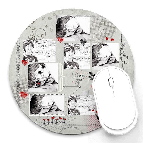 Round Mousepad By Deca Front