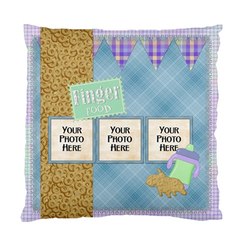 2 Sided Finger Foods Pillow By Lisa Minor Front