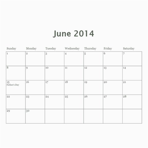 Mark Calendar By Michelle Loomis Jul 2014