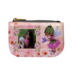 Fairy And Flowers Mini Coin Purse By Kim Blair Front