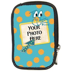 Camera Case-Fanciful Fun 3 - Compact Camera Leather Case