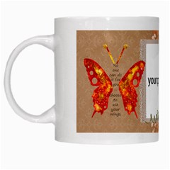 use your wings mug - White Mug