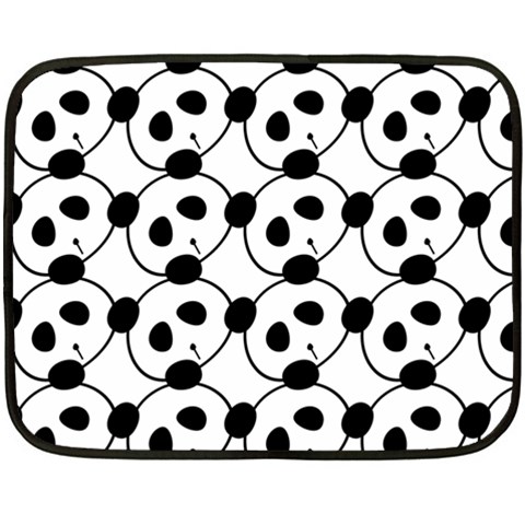 Panda By Divad Brown 35 x27  Blanket