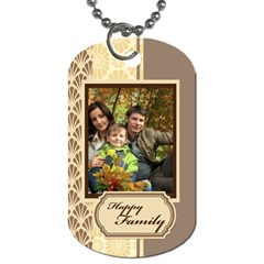 family - Dog Tag (Two Sides)