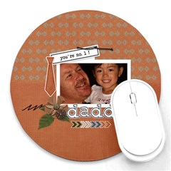 Mousepad : Dad 1 - Round Mousepad