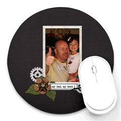 Mousepad : Dad 2 - Round Mousepad