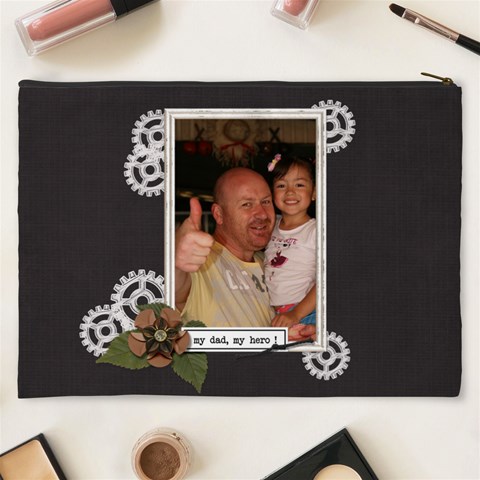 Cosmetic Bag (xxxl) : Dad 2 By Jennyl Back