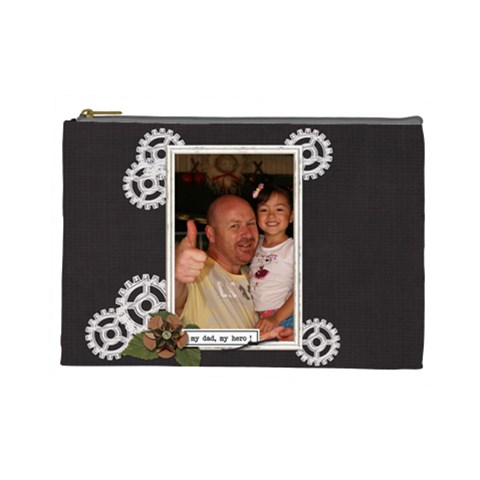 Cosmetic Bag (l) : Dad 2 By Jennyl Front