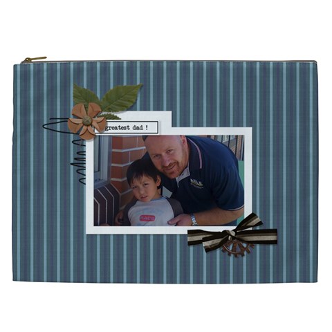 Cosmetic Bag (xxl) : Dad 3 By Jennyl Front