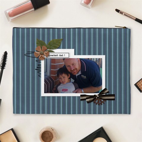 Cosmetic Bag (xl) : Dad 3 By Jennyl Back