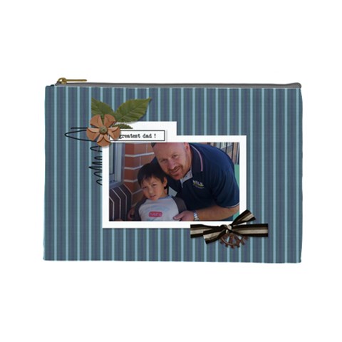 Cosmetic Bag (l) : Dad 3 By Jennyl Front