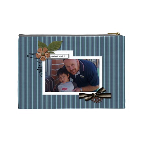 Cosmetic Bag (l) : Dad 3 By Jennyl Back