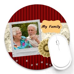 family - Round Mousepad