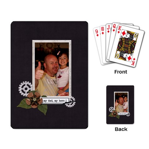Playing Cards: My Dad, My Hero By Jennyl Back