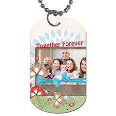 family - Dog Tag (One Side)