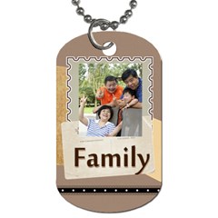 family - Dog Tag (Two Sides)