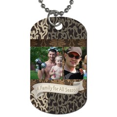 family - Dog Tag (Two Sides)