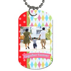 family - Dog Tag (One Side)