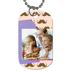 fathers day - Dog Tag (Two Sides)